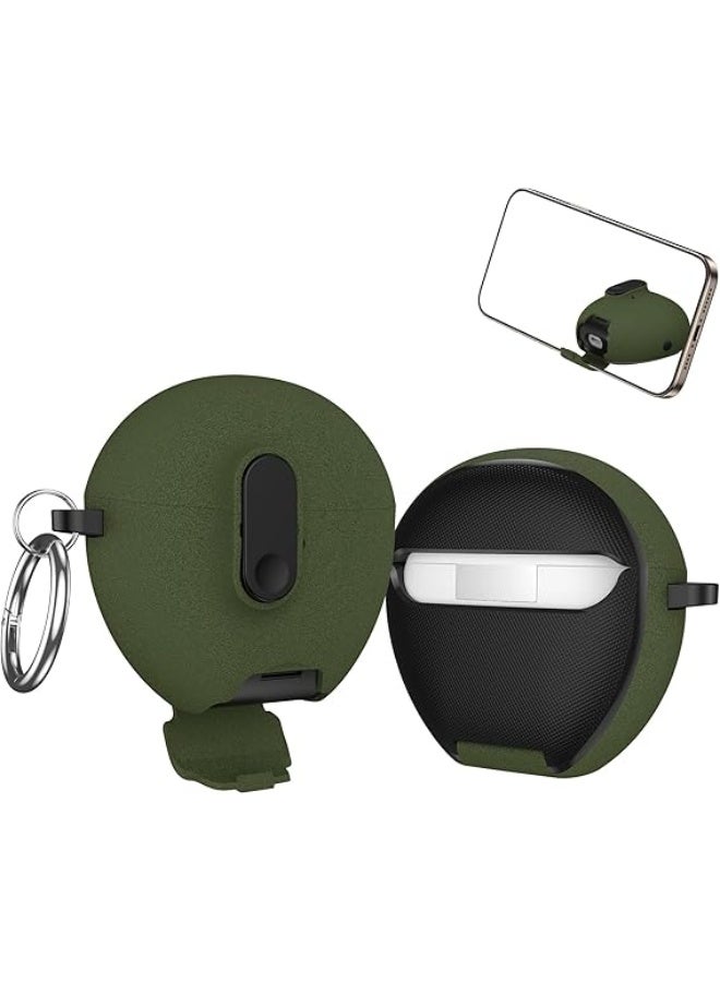 لحافظة Huawei FreeBuds 7i حافظة واقية من السيليكون لحافظة Huawei FreeBuds 7i مع سلسلة مفاتيح كارابينر مضادة للضياع - Image 1